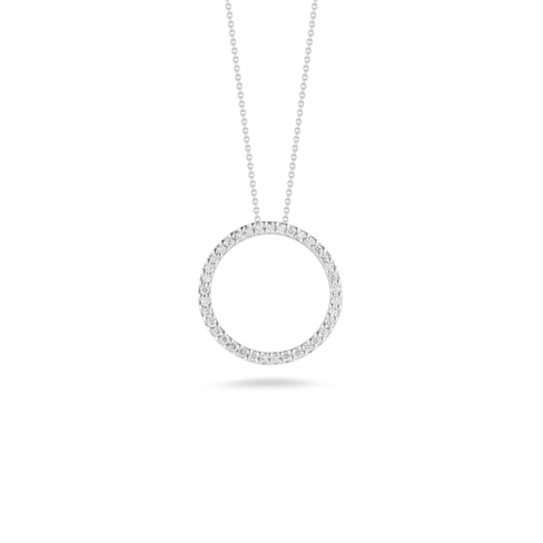 Roberto coin necklaces circle hot sale life